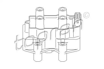 Катушка зажигания TOPRAN 720 313