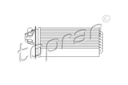 Теплообменник TOPRAN 721 424
