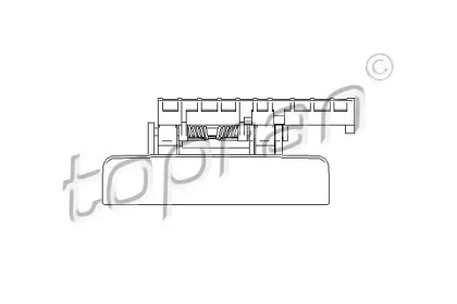 Ручка двери TOPRAN 721 724