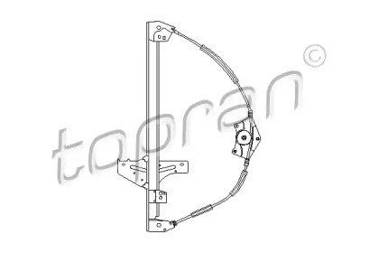 Подъемное устройство для окон TOPRAN 721 758