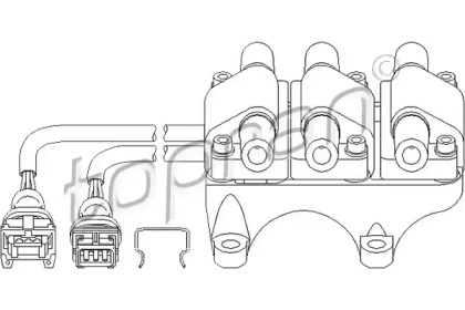 Катушка зажигания TOPRAN 111 749