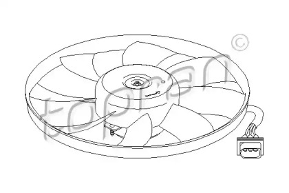 Вентилятор TOPRAN 111 452