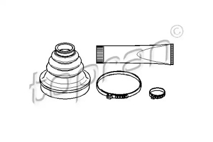 Комплект пыльника TOPRAN 722 464