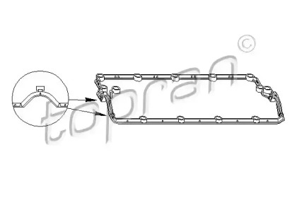 Прокладкa TOPRAN 112 906