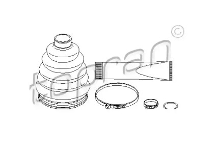 Комплект пыльника TOPRAN 207 120