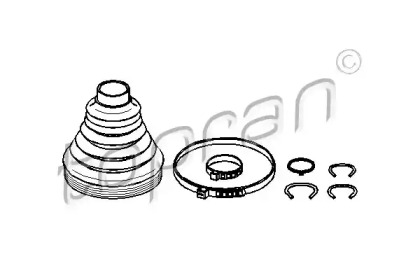 Комплект пыльника TOPRAN 207 919
