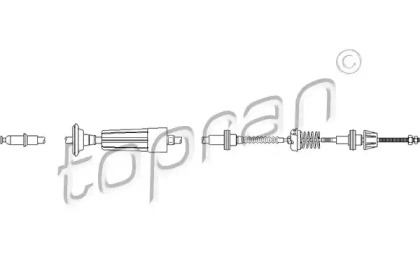 Трос TOPRAN 111 892