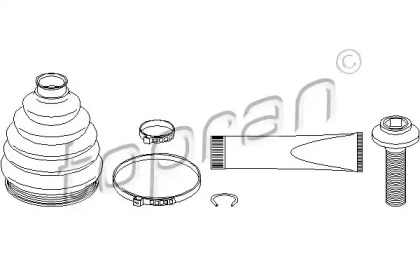 Комплект пыльника TOPRAN 113 005