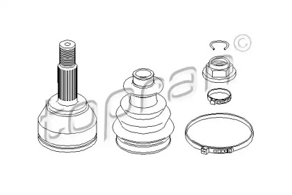 Шарнирный комплект TOPRAN 304 003