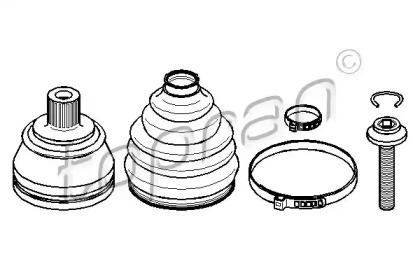Шарнирный комплект TOPRAN 113 488