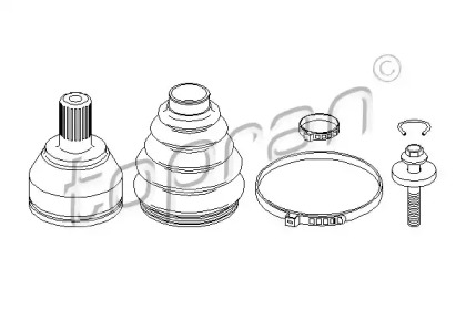 Шарнирный комплект TOPRAN 304 004
