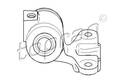 Кронштейн, подушки рычага TOPRAN 722 679