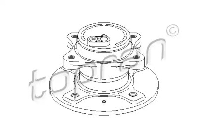 Ступица колеса TOPRAN 722 771