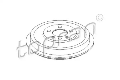 Тормозный барабан TOPRAN 113 171