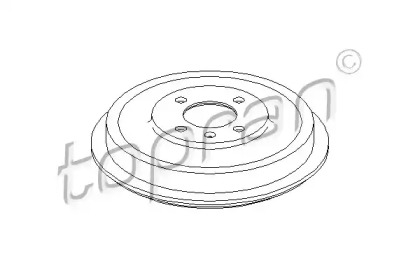 Тормозный барабан TOPRAN 113 172