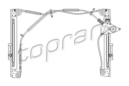 Подъемное устройство для окон TOPRAN 501 830