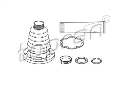 Комплект пылника, приводной вал TOPRAN 111 781