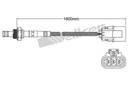 Лямбда-зонд WALKER PRODUCTS 250-23166