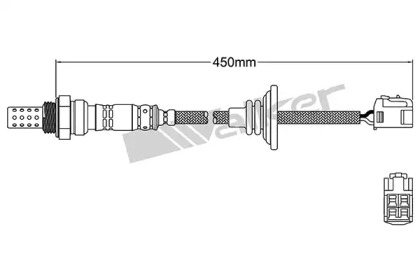 Лямбда-зонд WALKER PRODUCTS 250-241009