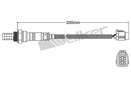 Лямбда-зонд WALKER PRODUCTS 250-241033