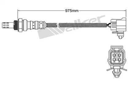 Лямбда-зонд WALKER PRODUCTS 250-241048