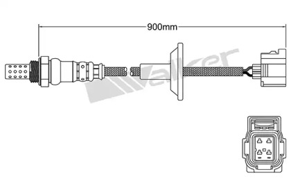 Датчик WALKER PRODUCTS 250-241050