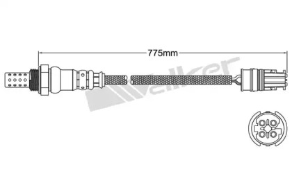 Лямбда-зонд WALKER PRODUCTS 250-241053