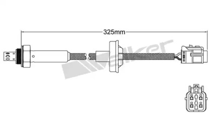 Лямбда-зонд WALKER PRODUCTS 250-241067