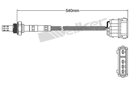 Лямбда-зонд WALKER PRODUCTS 250-24540