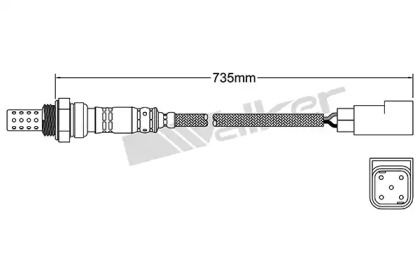 Датчик WALKER PRODUCTS 250-24552