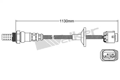 Лямбда-зонд WALKER PRODUCTS 250-24565