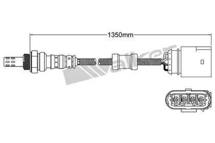 Лямбда-зонд WALKER PRODUCTS 250-24576