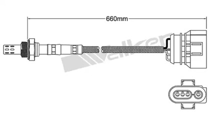 Датчик WALKER PRODUCTS 250-24594