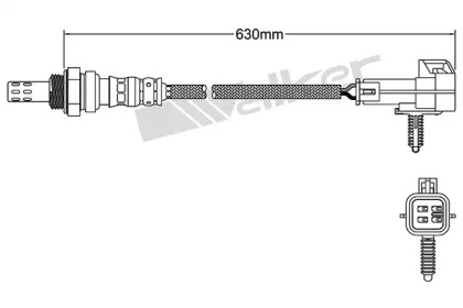 Датчик WALKER PRODUCTS 250-24706