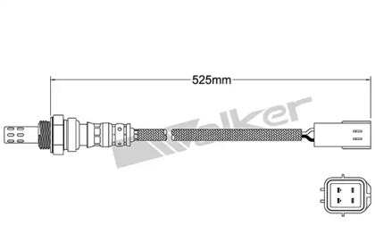 Лямбда-зонд WALKER PRODUCTS 250-24750