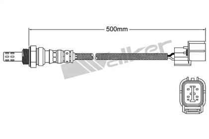 Лямбда-зонд WALKER PRODUCTS 250-24766