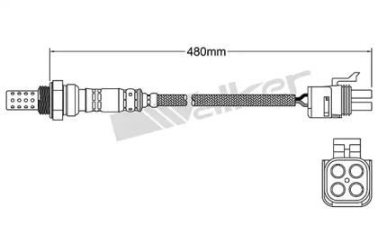 Датчик WALKER PRODUCTS 250-24829