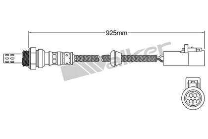 Лямбда-зонд WALKER PRODUCTS 250-24903