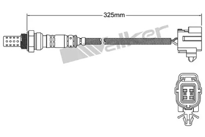 Лямбда-зонд WALKER PRODUCTS 250-24905