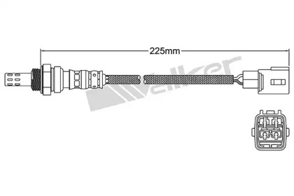 Лямбда-зонд WALKER PRODUCTS 250-24927