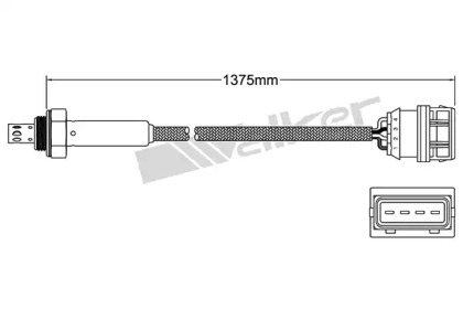 Лямбда-зонд WALKER PRODUCTS 250-24965