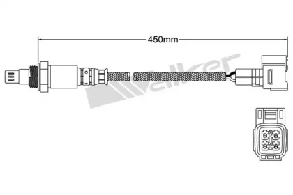 Лямбда-зонд WALKER PRODUCTS 250-54099