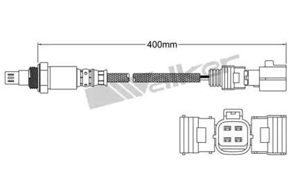 Лямбда-зонд WALKER PRODUCTS 800-94005