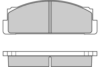 Комплект тормозных колодок E.T.F. 12-0004