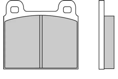 Комплект тормозных колодок E.T.F. 12-0011