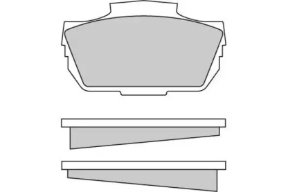 Комплект тормозных колодок E.T.F. 12-0030