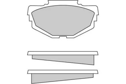 Комплект тормозных колодок E.T.F. 12-0040