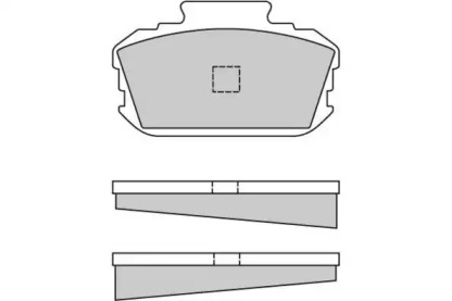 Комплект тормозных колодок E.T.F. 12-0048