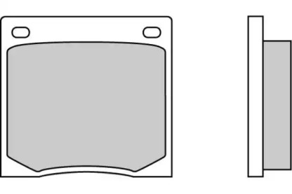 Комплект тормозных колодок E.T.F. 12-0070