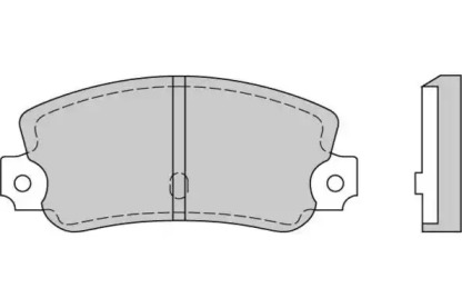 Комплект тормозных колодок E.T.F. 12-0074